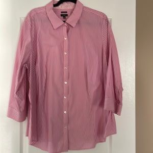 TALBOTS Wrinkle Resistant Blouse 22W